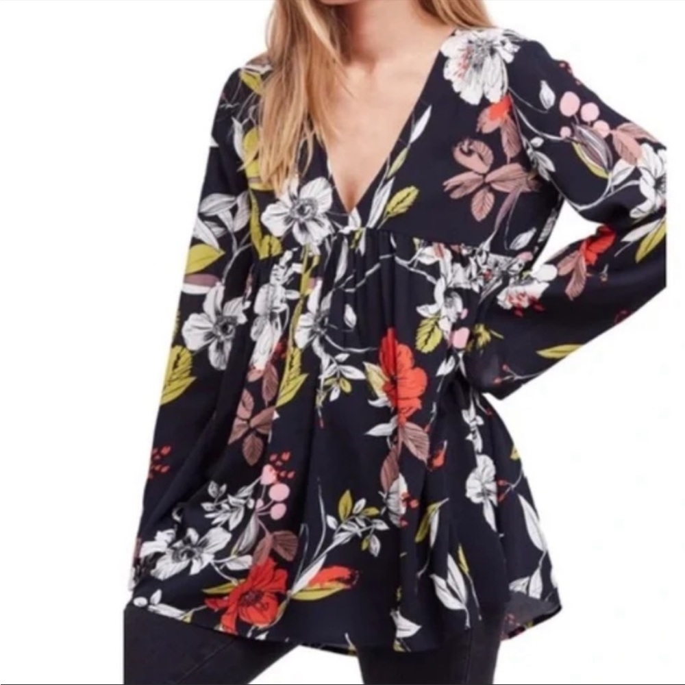 Free People Bella Floral Tunic